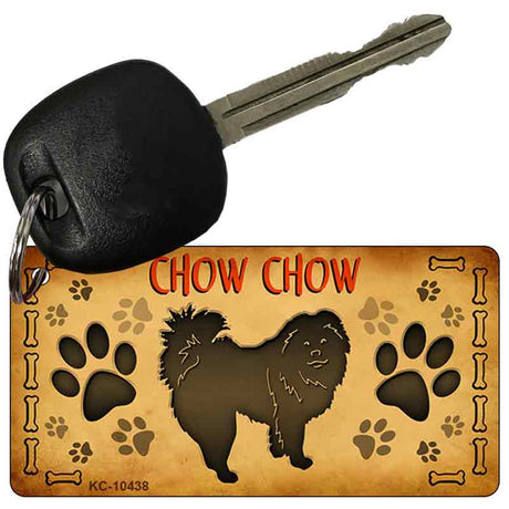 Chow Chow Novelty Metal Key Chain