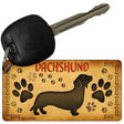 Dachshund Novelty Metal Key Chain