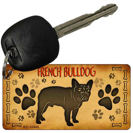 French Bulldog Novelty Metal Key Chain