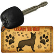 German Shepherd Novelty Metal Key Chain