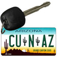 CU N AZ Arizona State License Plate Tag Key Chain KC-1044