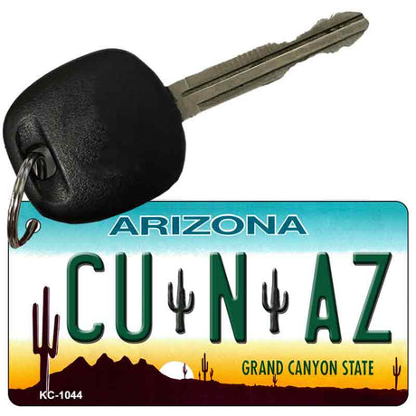 CU N AZ Arizona State License Plate Tag Key Chain KC-1044