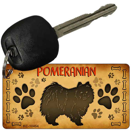 Pomeranian Novelty Metal Key Chain