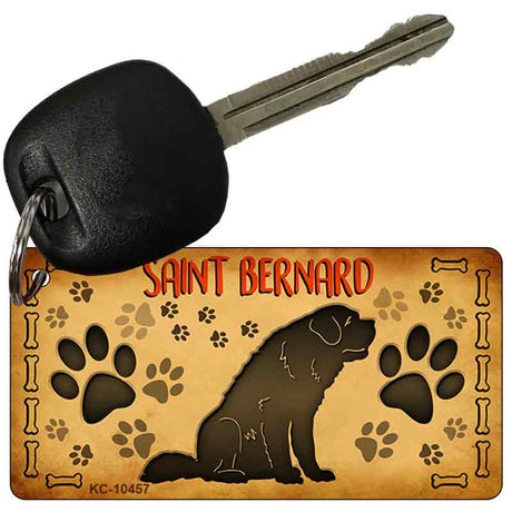 Saint Bernard Novelty Metal Key Chain