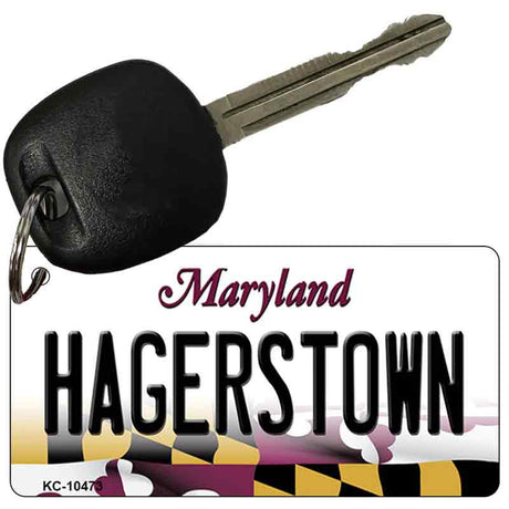 Hagerstown Maryland State License Plate Tag Key Chain KC-10473