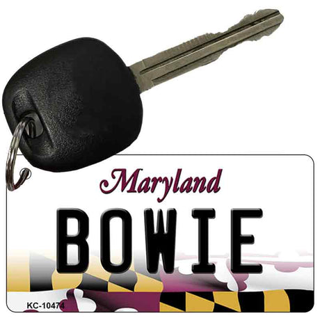 Bowie Maryland State License Plate Tag Key Chain KC-10474