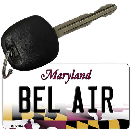 Bel Air Maryland State License Plate Tag Key Chain KC-10475