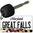 Great Falls Maryland State License Plate Tag Key Chain KC-10476