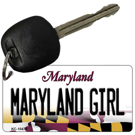 Maryland Girl Maryland State License Plate Tag Key Chain KC-10478