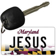 Jesus Maryland State License Plate Tag Key Chain KC-10489