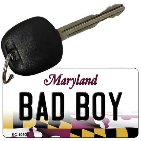 Bad Boy Maryland State License Plate Tag Key Chain KC-10502