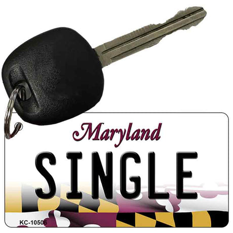 Single Maryland State License Plate Tag Key Chain KC-10506