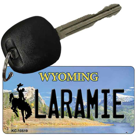 Laramie Wyoming State License Plate Tag Key Chain KC-10519