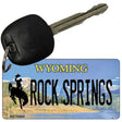 Rock Spring Wyoming State License Plate Tag Key Chain KC-10523