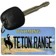 Teton Range Wyoming State License Plate Tag Key Chain KC-10529