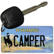 Camper Wyoming State License Plate Tag Key Chain KC-10537