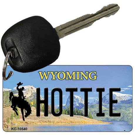 Hottie Wyoming State License Plate Tag Key Chain KC-10540