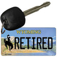 Retired Wyoming State License Plate Tag Key Chain KC-10543