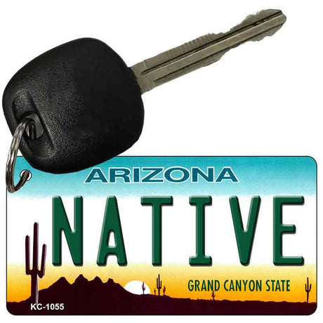 Native Arizona State License Plate Tag Key Chain KC-1055