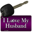 I Love My Husband Novelty Metal Key Chain KC-10563