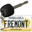 Fremont Nebraska State License Plate Tag Novelty Key Chain KC-10573