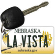 La Vista Nebraska State License Plate Tag Novelty Key Chain KC-10578