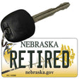 Retired Nebraska State License Plate Tag Novelty Key Chain KC-10588