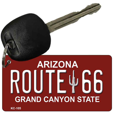 Arizona Route 66 Novelty Aluminum Key Chain KC-105