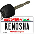 Kenosha Wisconsin License Plate Tag Novelty Key Chain KC-10616