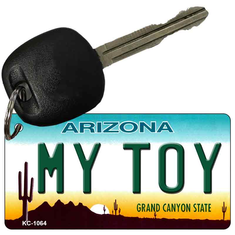 My Toy Arizona State License Plate Tag Key Chain KC-1064