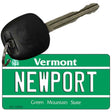 Newport Vermont License Plate Tag Novelty Key Chain KC-10665