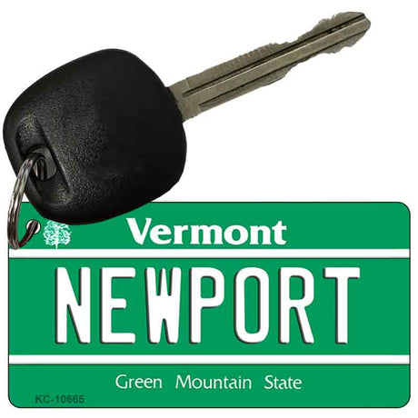 Newport Vermont License Plate Tag Novelty Key Chain KC-10665