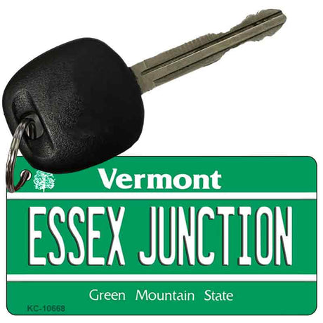 Essex Junction Vermont License Plate Tag Novelty Key Chain KC-10668