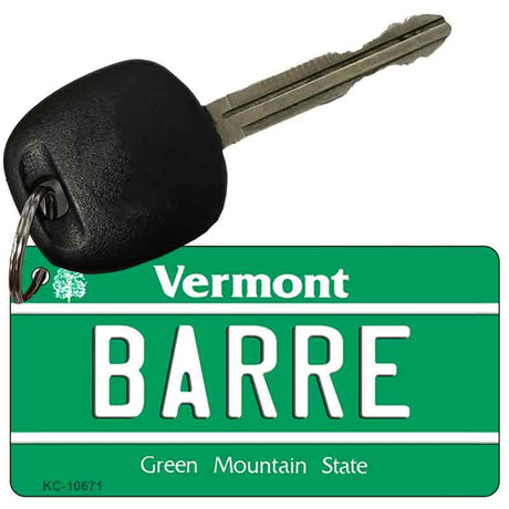 Barre Vermont License Plate Tag Novelty Key Chain KC-10671