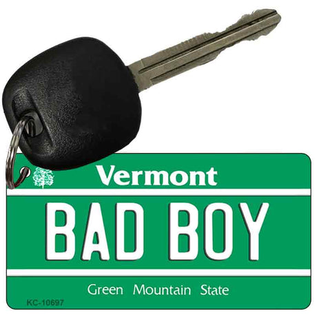 Bad Boy Vermont License Plate Tag Novelty Key Chain KC-10697