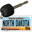 North Dakota State License Plate Tag Key Chain KC-10700