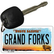 Grand Forks North Dakota State License Plate Tag Key Chain KC-10705