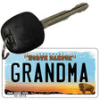 Grandma North Dakota State License Plate Tag Key Chain KC-10714