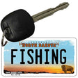 Fishing North Dakota State License Plate Tag Key Chain KC-10718