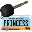 Princess North Dakota State License Plate Tag Key Chain KC-10723