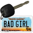 Bad Girl North Dakota State License Plate Tag Key Chain KC-10729