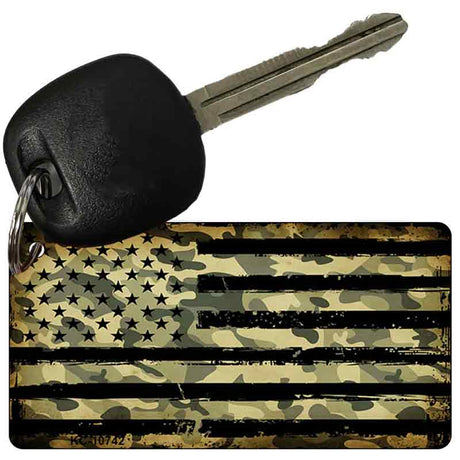 American Camo Flag Novelty Metal Key Chain KC-10742