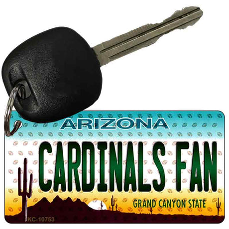 Cardinals Fan Arizona Novelty Metal Key Chain KC-10753