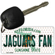 Jaguars Fan Florida State License Plate Tag Key Chain KC-10760