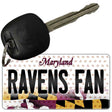 Ravens Fan Maryland State License Plate Tag Key Chain KC-10765