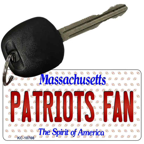 Patriots Fan Massachusetts Novelty Metal Key Chain KC-10766