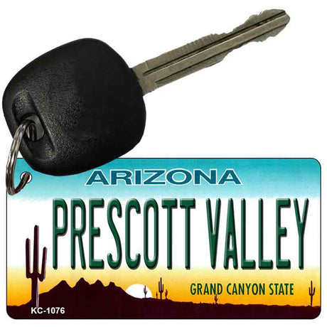 Prescott Valley Arizona State License Plate Tag Key Chain KC-1076