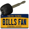 Bills Fan New York State License Plate Tag Key Chain KC-10771