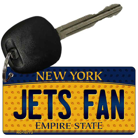 Jets Fan New York State License Plate Tag Key Chain KC-10773