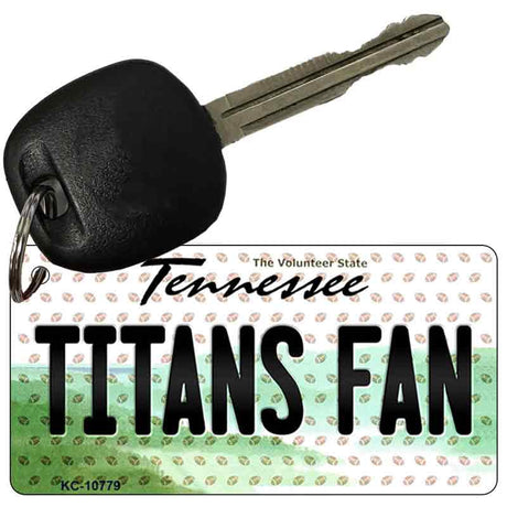 Titans Fan Tennessee State License Plate Tag Key Chain KC-10779